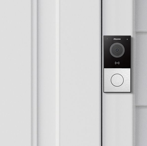 Akuvox - E12W Smart Doorbell with 1 Call Button